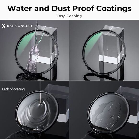 K&F Concept 37mm Camera Lens MC UV Protection Filter Ultra Slim UV Filter - Picture 6 of 16